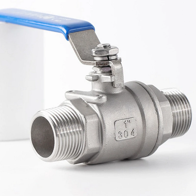 High Quality Wholesale New Product 304 316 Stainless Steel 2Pc Male Threaded Ball Valve