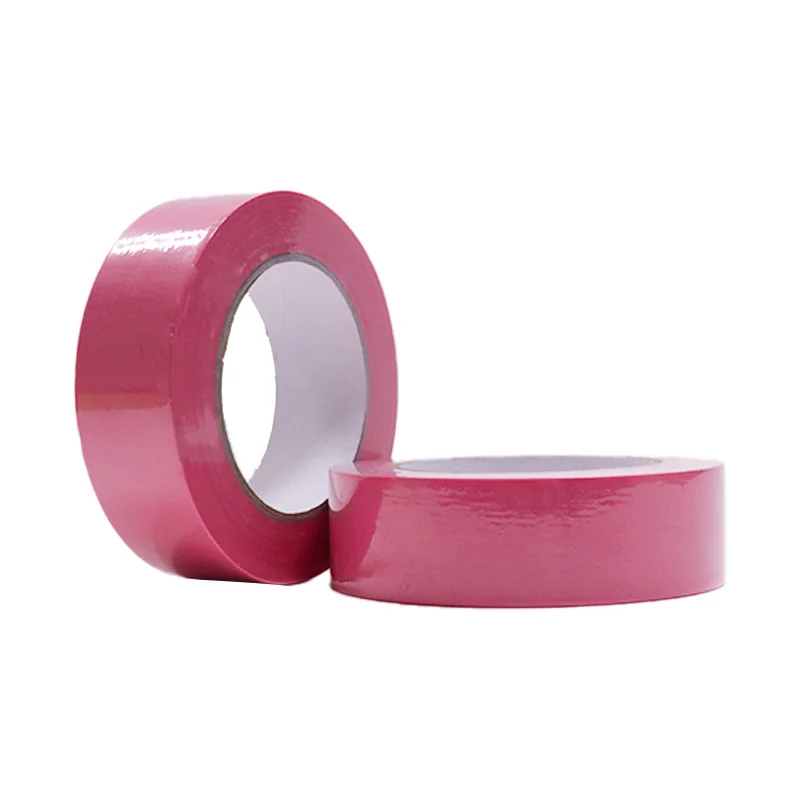 Sticky High Quality Japanese Washi Pink Adhesive plain self adhesive paper solid color washi tape
