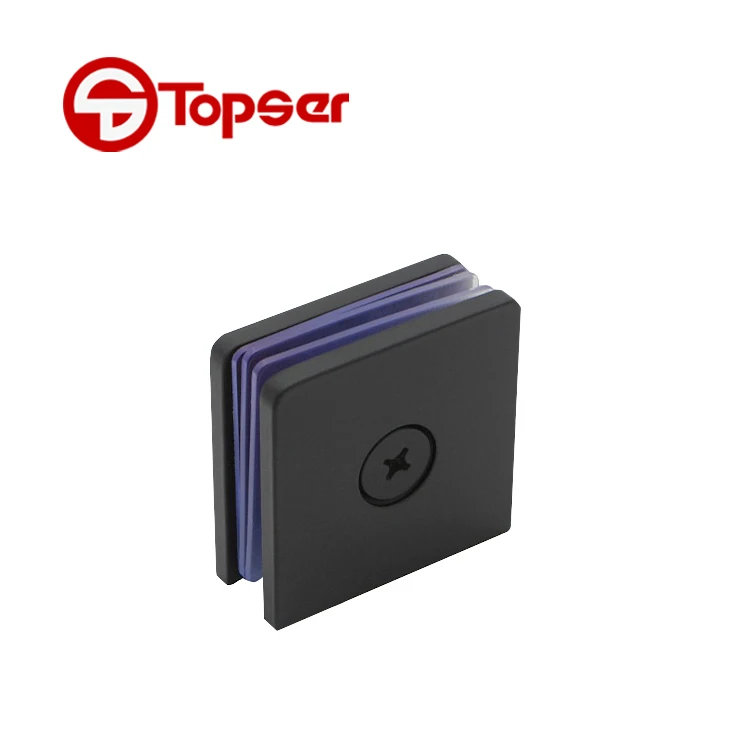 CRL Matte Black Shower Glass Door Hinges Wall To Glass Shower Door Frameless Pivot Fixing Hinges Set