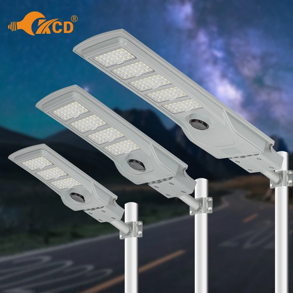KCD теплый белый уличный 30000 люмен От заката до рассвета Солнечный дорожный фонарь 300 Вт 400 500 1500 на солнечной батарее