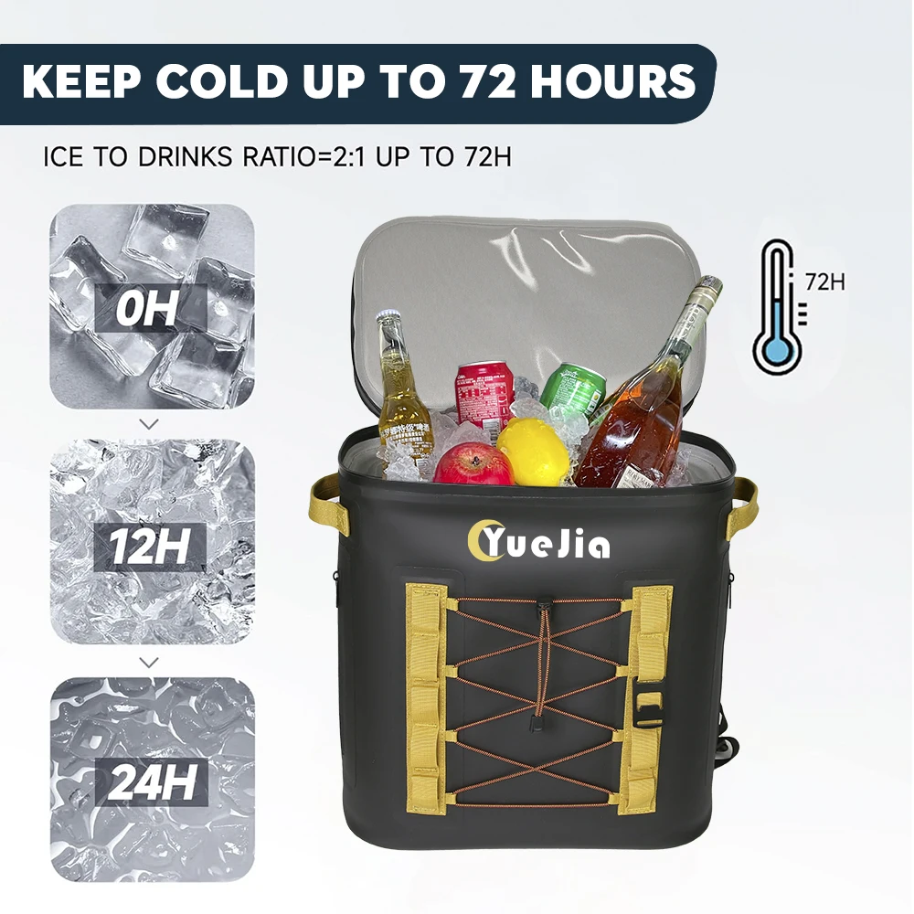 Leak-proof Soft Sided Cooler Backpack Waterproof Insulated Backpack Cooler Bag Large Capacity Backpack With Unique Gift Ideas