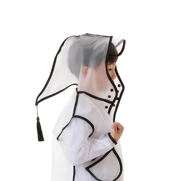 Cheapest wholesale  lightweight customized fashion kids raincoat rain jacket poncho