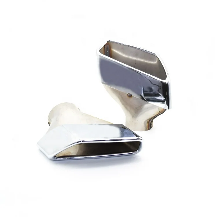 SYPES  Topselling Silver 304 Stainless Steel  Exhaust MufflerTip For18 1920  G30 G38 525 528 530Li Original Square  Muffler Tail