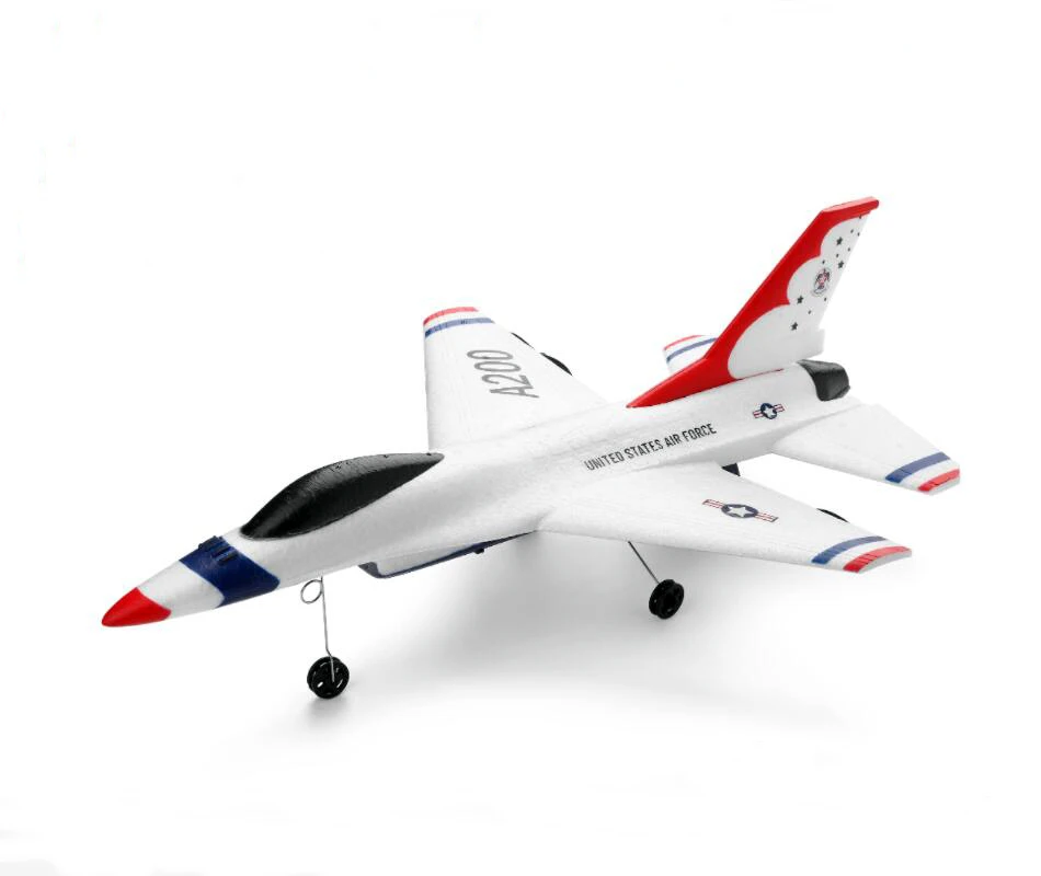 WL Toys simulation F-16B Glider A200 rc planes electric airplane  real machine toy rtf radio control airplane for beginner