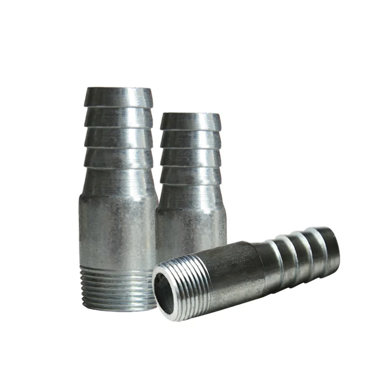 Customized Carbon steel gi galvanized welding hose steel pipe joint fittings barrel nipple