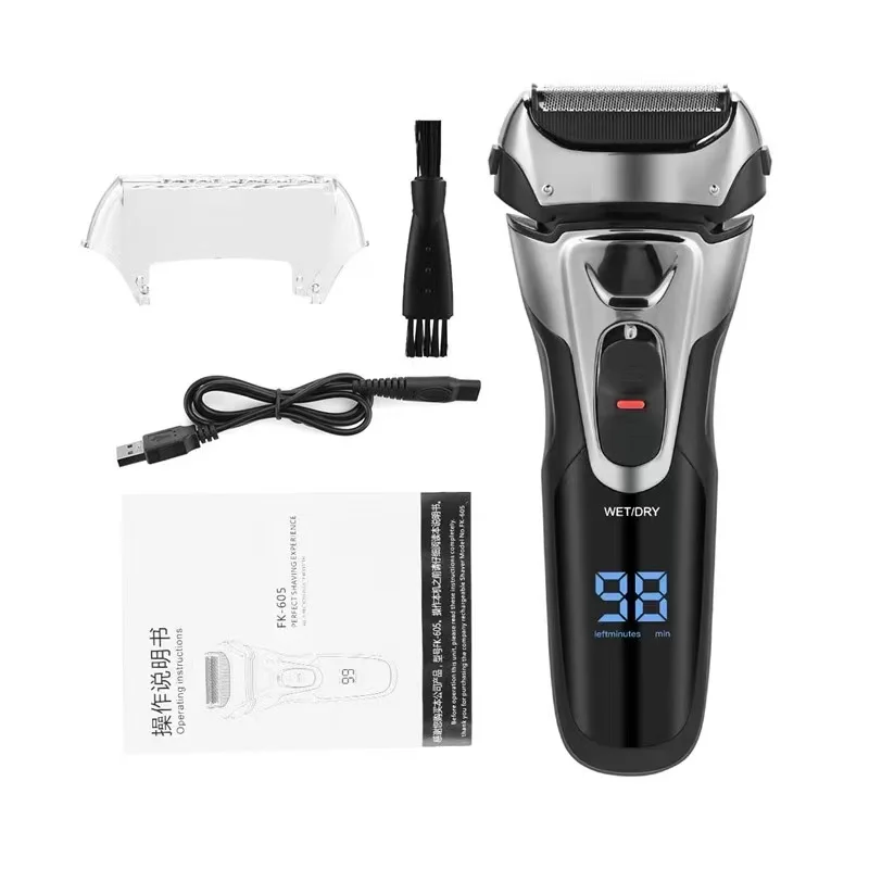 
Fast Charging Barber Shaver Electric Razor For Men 