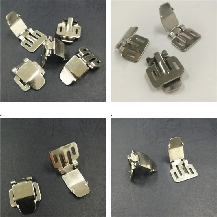 Factory direct sales manganese steel shoe buckle high elastic moveable shoe clip for sew and welding