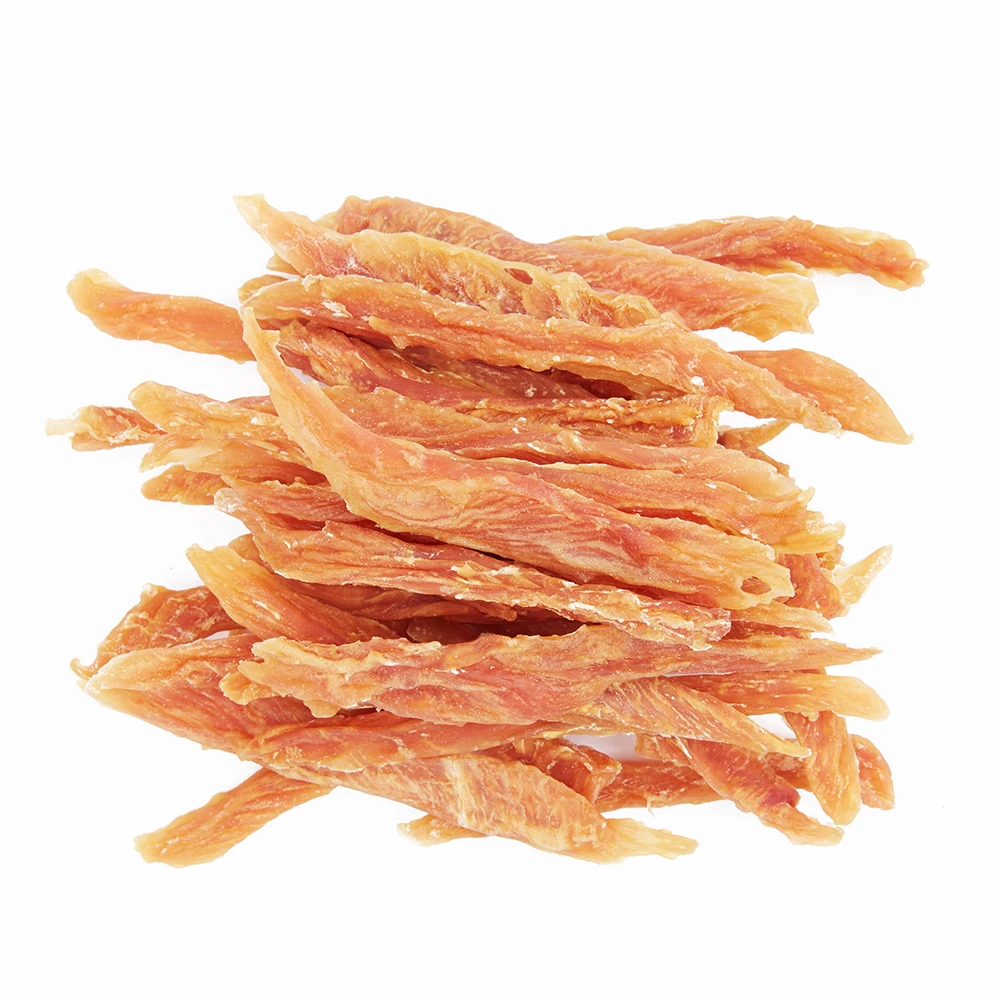 OEM Wholesale Chicken duck Meat Jerky Fillet 100% Natural Pet Food Dog Treats Pet Snacks