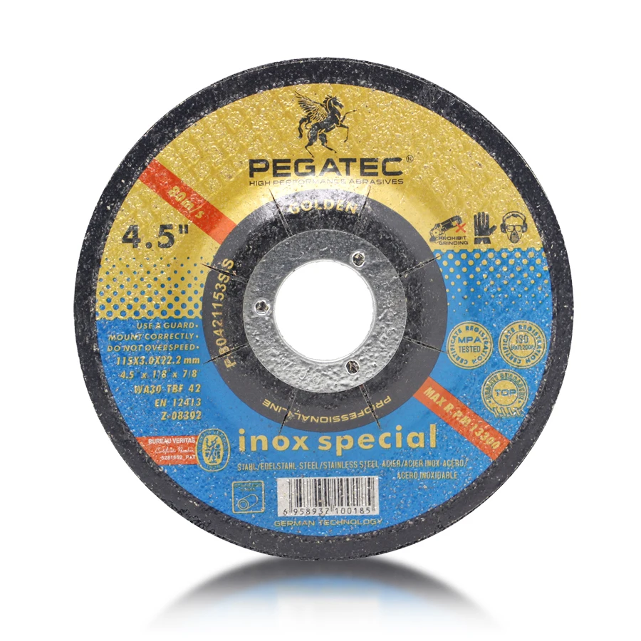 industry line 115X3X22.2mm stainless steel cutting disc