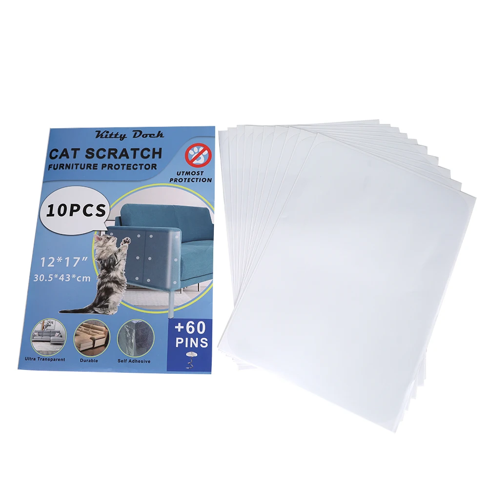 Cheap Anti-Cat Scratching Sofa Stickers Transparent Optional Size Sofa Protection Warning Cat