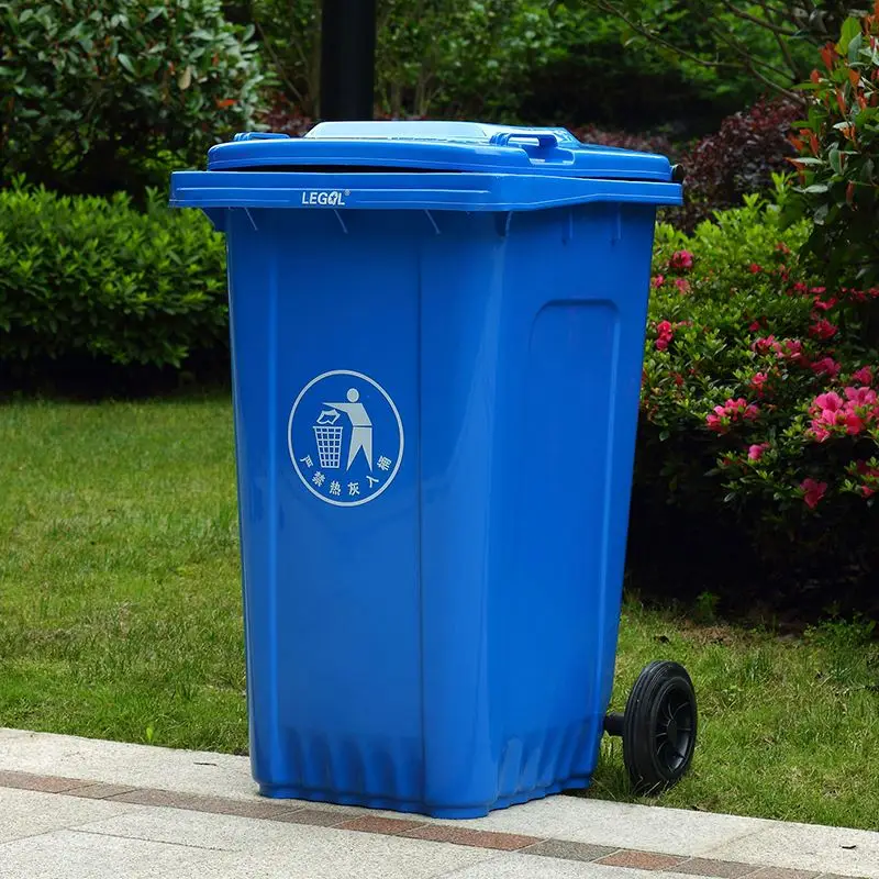 240l Plastic 240F Large Hospital Medical Mobile Public Street Waste Bin