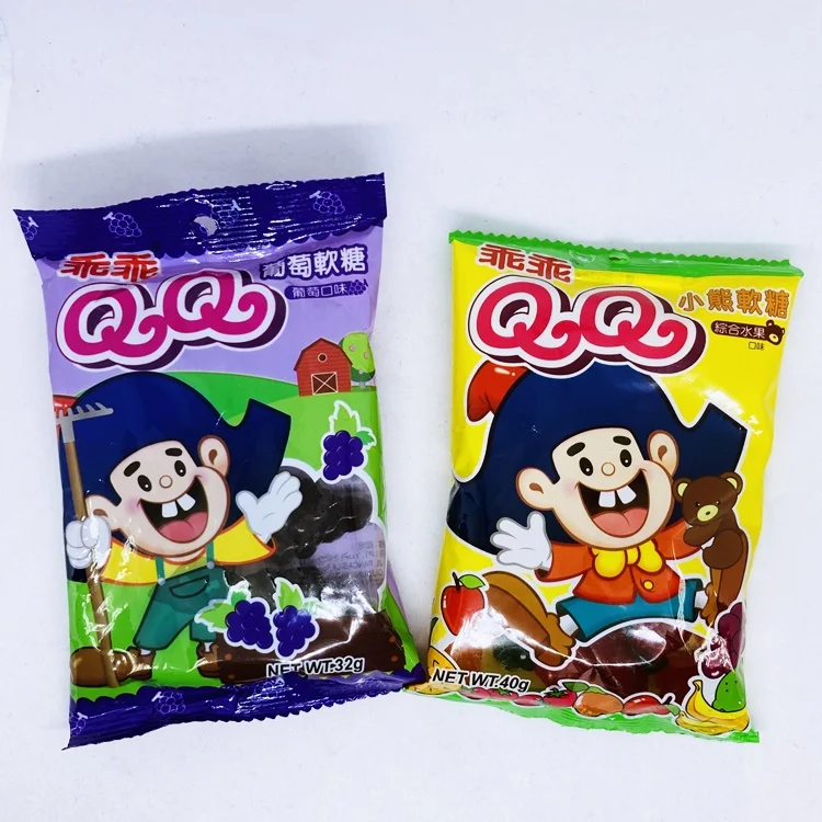 HOT SELLING TAIWAN CANDY GUMMY GRAPE JELLY DELICIOUS CANDY