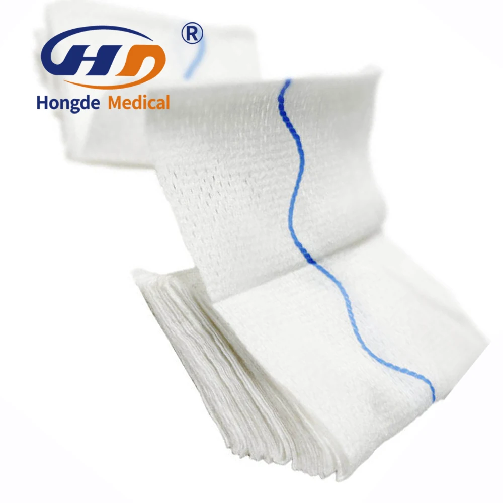 Wound Care Healing Ultra Absorbent Dressing Bordered High Absorbency Kaolin Z-fold Hemostatic Gauze