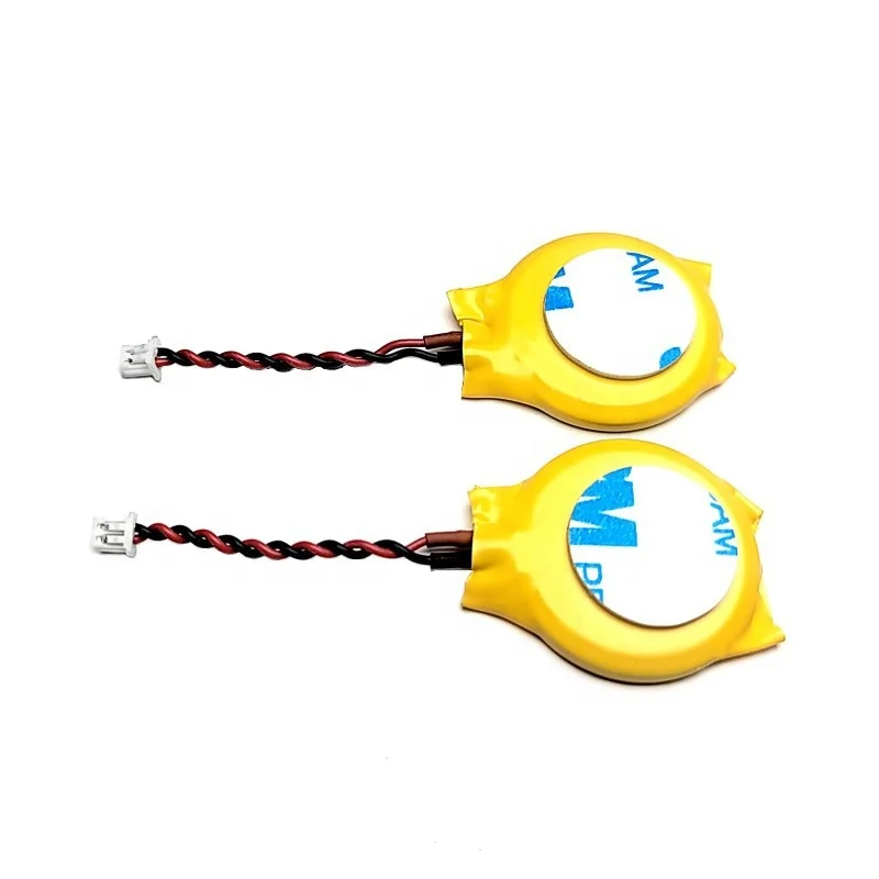 3V 300mah cr2430 lithium Manganese battery coin cell with connector for Home Appliances