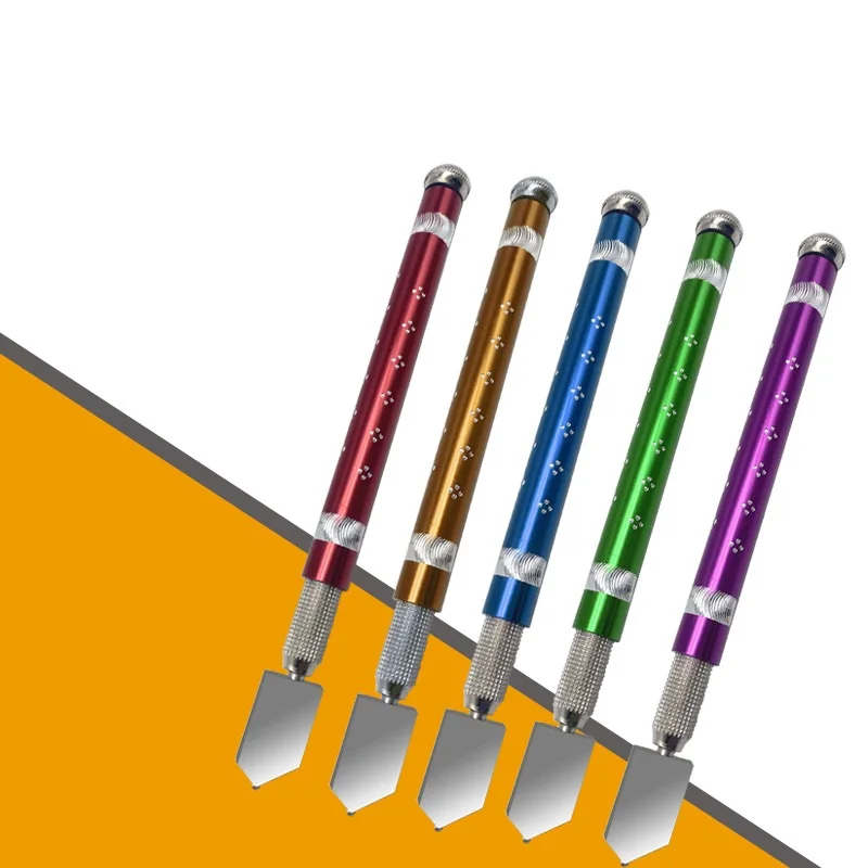 BIG SALE  China Manufacturer Cutting Tool Diamond Tipped Glass Cutter with Brass Breaking Glass Cutter