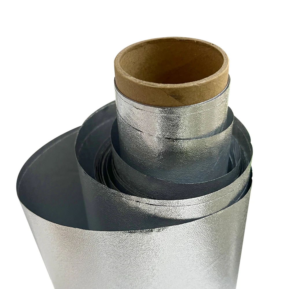 Hot Sale 9-30 Micron 8011 1235 5052 6063 Household Catering Embossed Aluminium Foil Roll