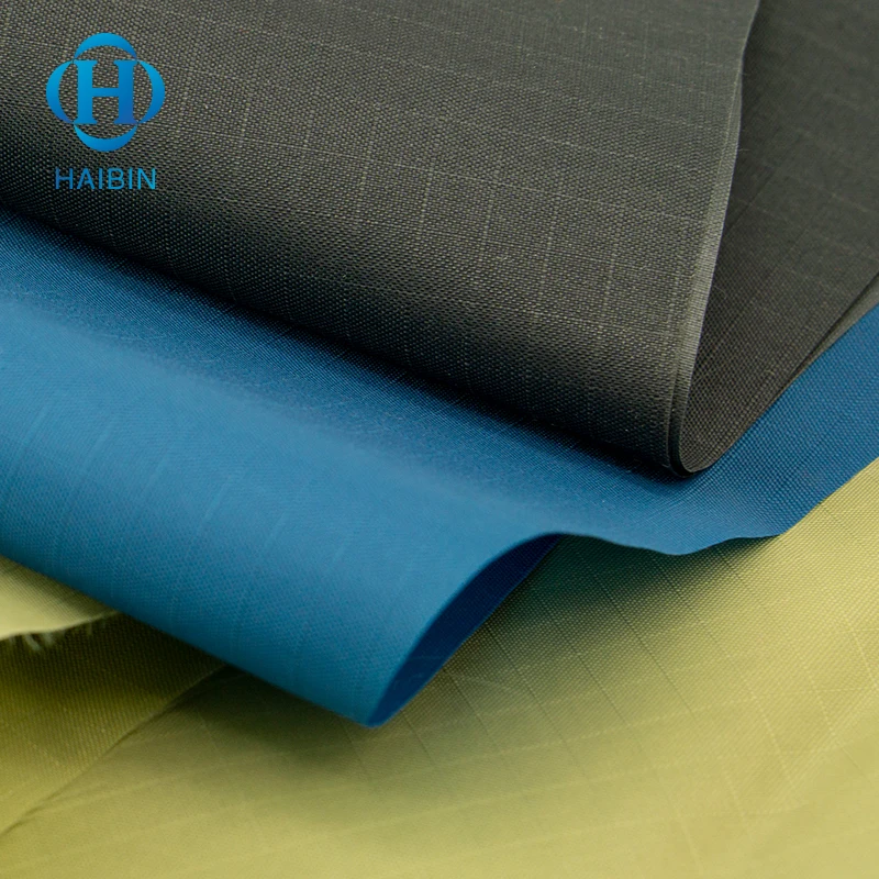 70D Nylon66 Ripstop Fabric Waterproof Ripstop Nylon 66 Fabric Strong Strength For Tent
