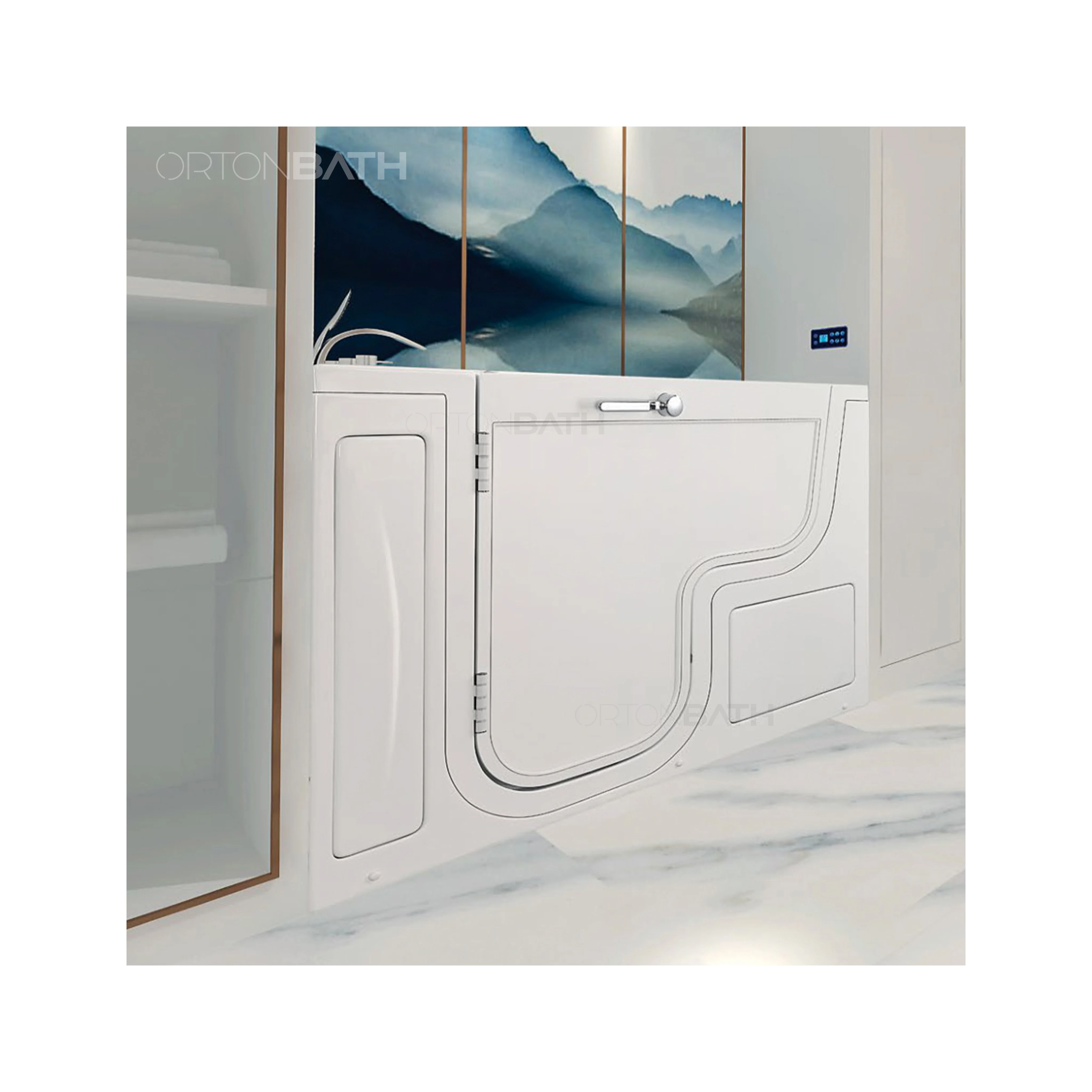ORTONBATH Senior Bathtub Walk-In Bathtubs for Seniors Carefree Bathing  Walk-In Tubs Bathtubs for Elderly  Handicap Accessible