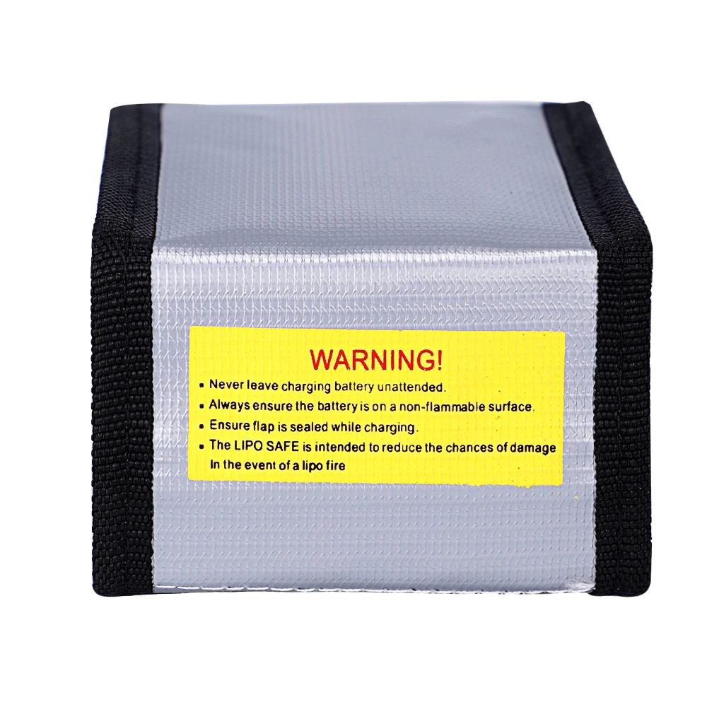 Fiberglass Fire Retardant Explosion Proof Safe Carrying Case Bag Fireproof Battery Storage Lipo RC Bag