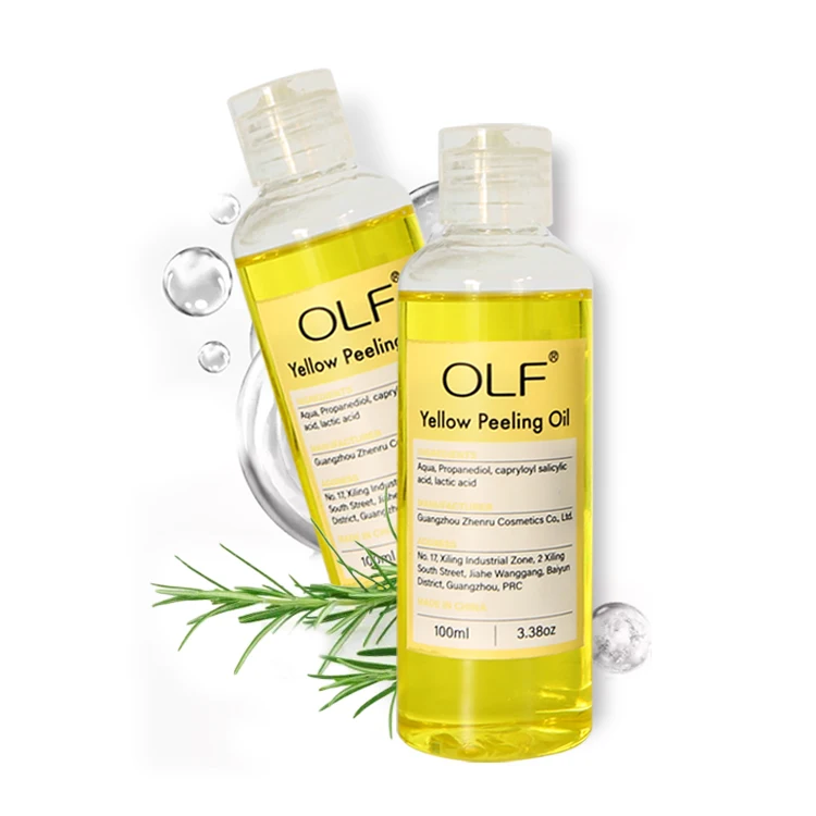 Private Label Wholesale Foot Peeling Spray Skin Type Dark Knuckles Legs Scars Body Extra Strong Green Orange Yellow Peeling Oil