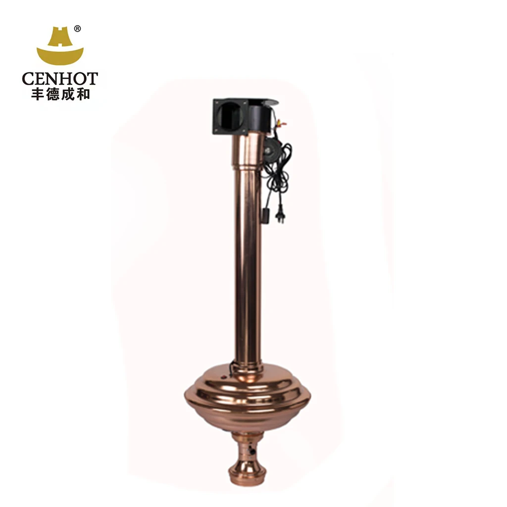 Cenhot Korean Barbecue Exhaust Smoking Pipe Stainless Steel Smoker Tube BBQ Smoke Pipe Restaurant Smokeless Equipment