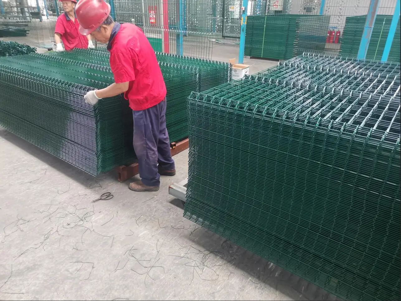 Лидер продаж во Франции зеленый RAL6005 cloture en panneaux classique classic