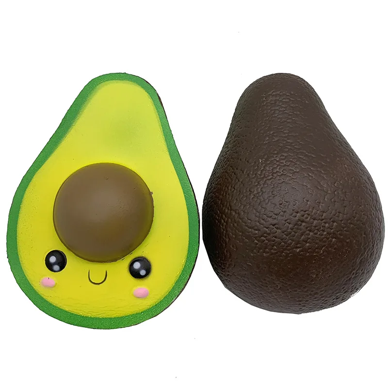 Avocado Anti stress Squishy Toys Simulated Fruit Series Slow Rising Stress Relief Funny Toy for Adults Baby