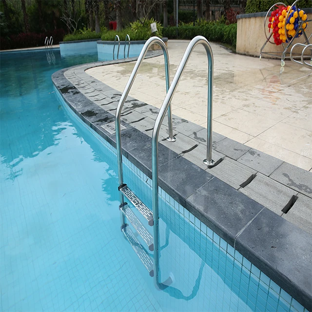 304 stainless steel pool ladder factory price swimming pool accessories escalator launching ladder