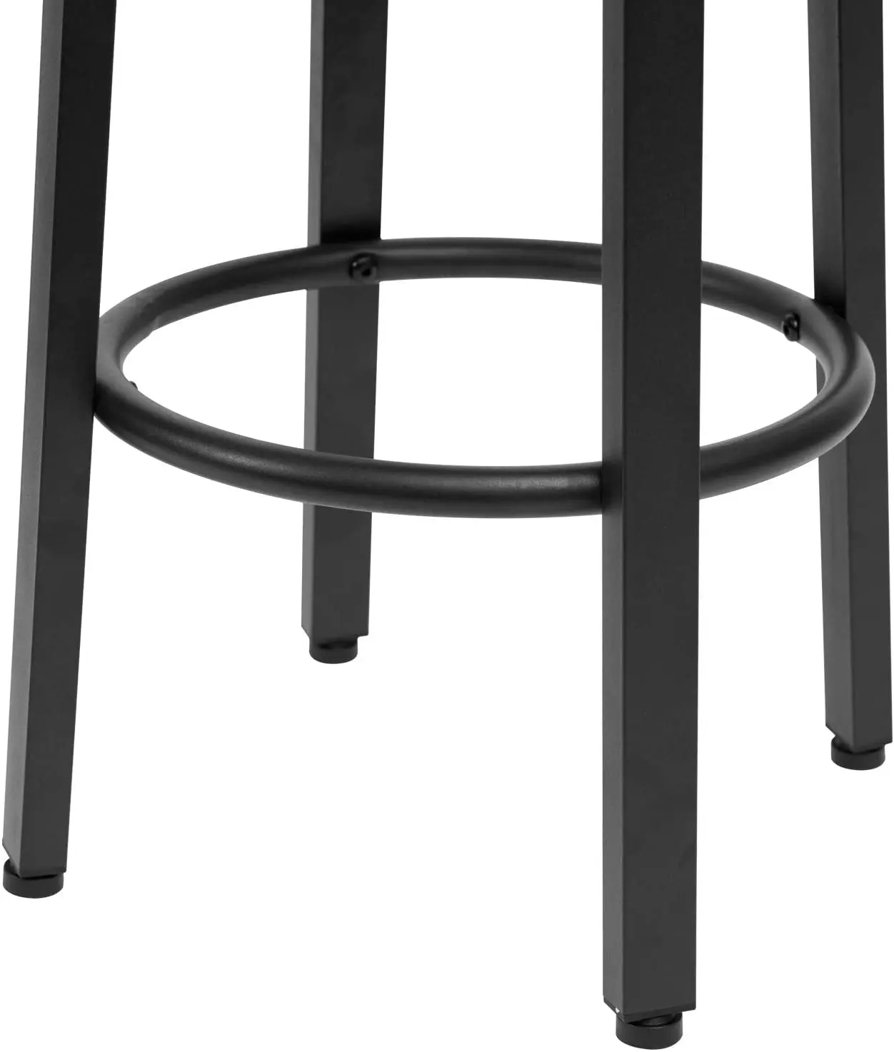 2 шт. набор барных стульев металлическая рама ноги деревянные барные стулья с подставкой для ног и регулируемые ножки для бара и домашнего использования