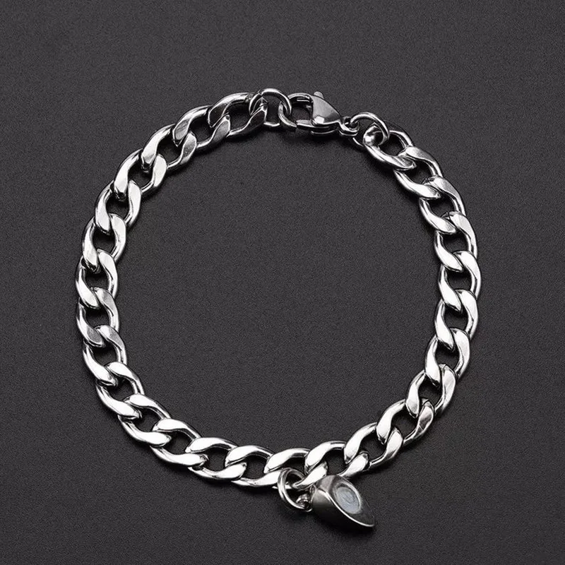 2pcs 2022 New Design Magnetic Couple Bracelets For Lover Men Women Love Chain Link Bangle Charm Bracelet