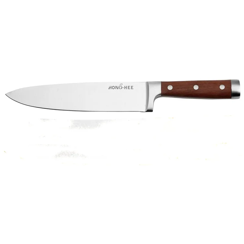 5 pieces Swiss line 430 and Rose Wood handle Stainless Steel Chef Carving Utility Kitchen Butcher Knife Set