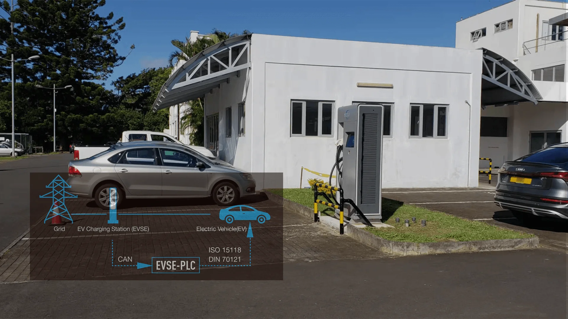 SCU CE certified 60kw to 360kw quick DC ev charger