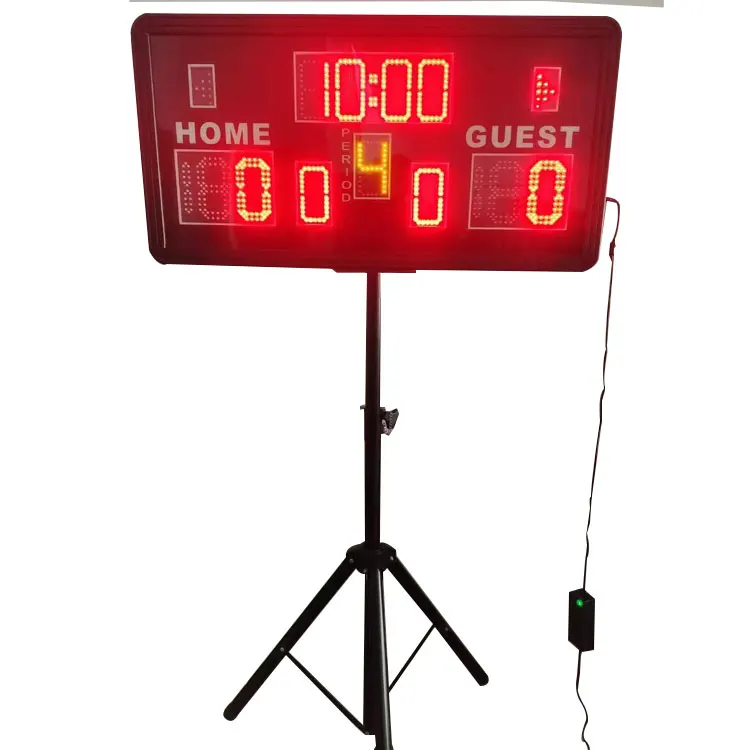 Remote Control 0.9m Small Electronic Digital Scoreboard For Basketball,Volleyball,Badminton Game