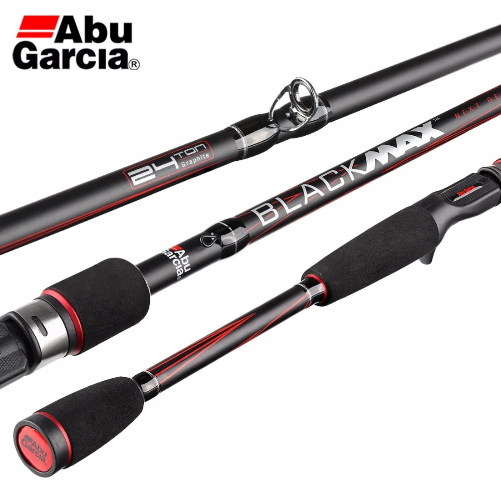  Original Abu Garcia Black Max BMAX Baitcasting Lure Fishing Rod 1.98m 2.13m 2.28m 2.43m M Power Carbon Spinning