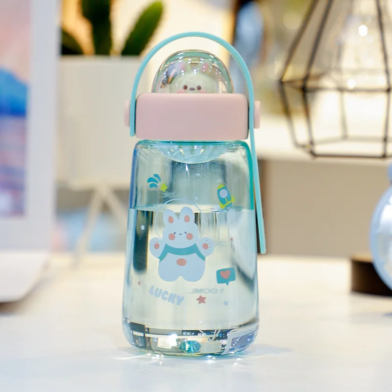 OEM welcome tritan kids plastic cartoon student drinking water bottle plastic sport water bottle