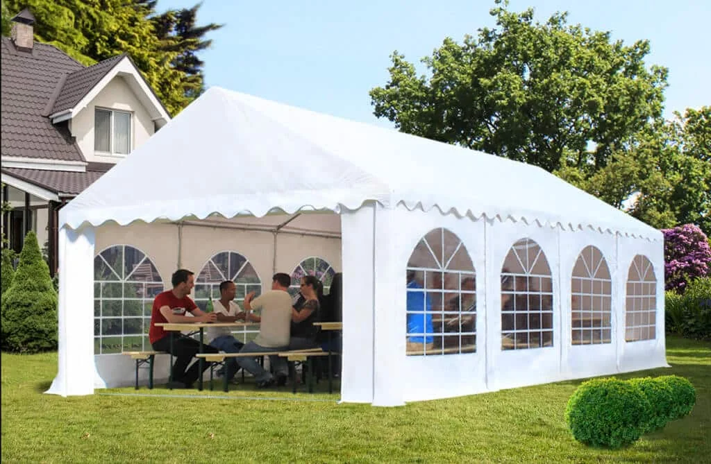 Factory Customization Outdoor  PVC Tarpaulin Awnings Durable Waterproof Roofing Membrane Fabric