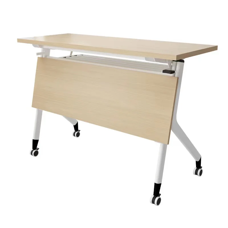 Multi-function flip top conference meeting room training table with drawer mobile student study  Furniture office computer desk