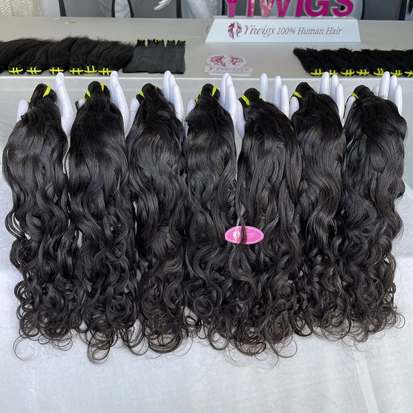 Water Wave Bundles Peruvian And Brazilian Human Hair Wholesale Virgin Cuticle Aligned Hair Weaves Bundles Vendors In Bulk