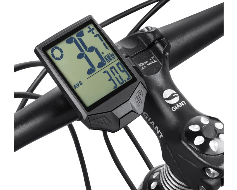 Waterproof Biking Stopwatch Speed Tracker with LCD Backlight Bicycle Cycling Accessories