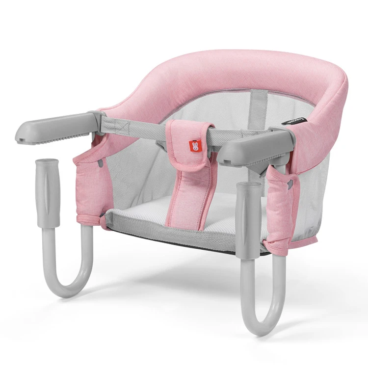 Chocchick Wholesale Multifunction Portable  Foldable Metal Baby Feeding Chair For Travel Dining