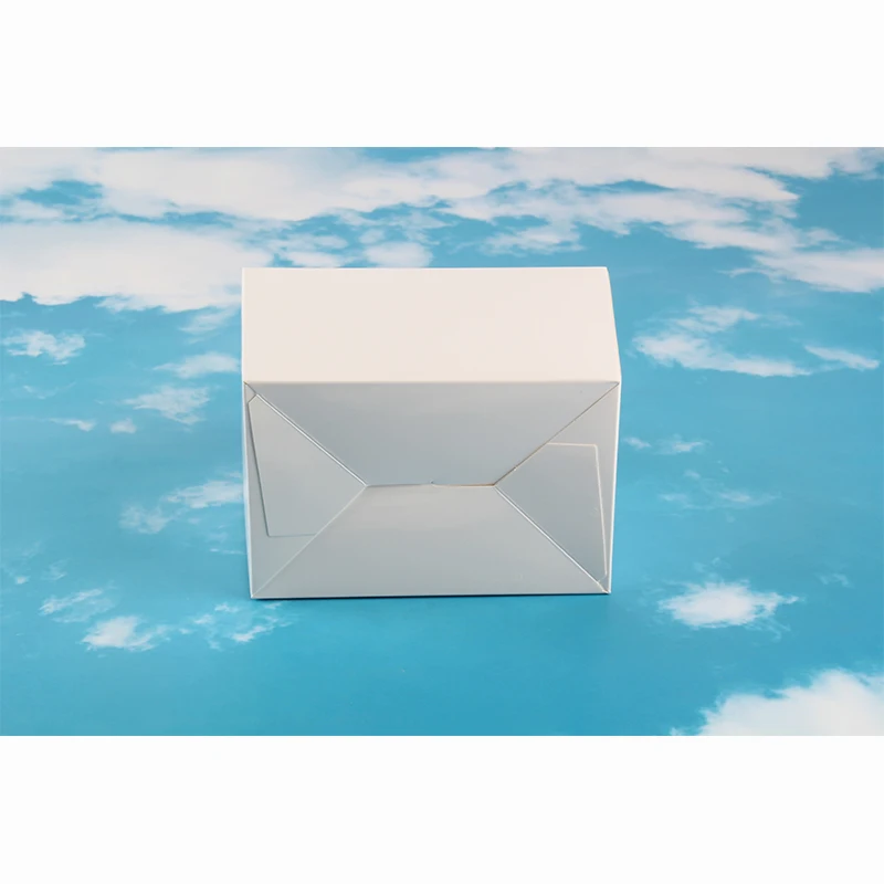 KaiMai White Party favor treat box with handle candy snack for gift birthday and other party sublimation supplies