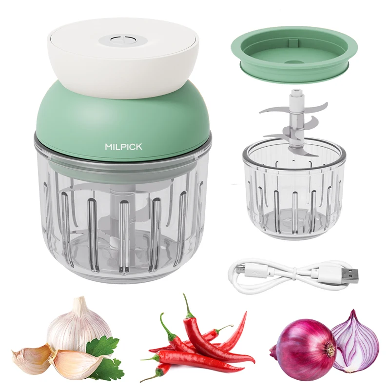 Professional multifunction small mini usb powerful grinder vegetable food chopper electric ginger mincer crusher garlic presser