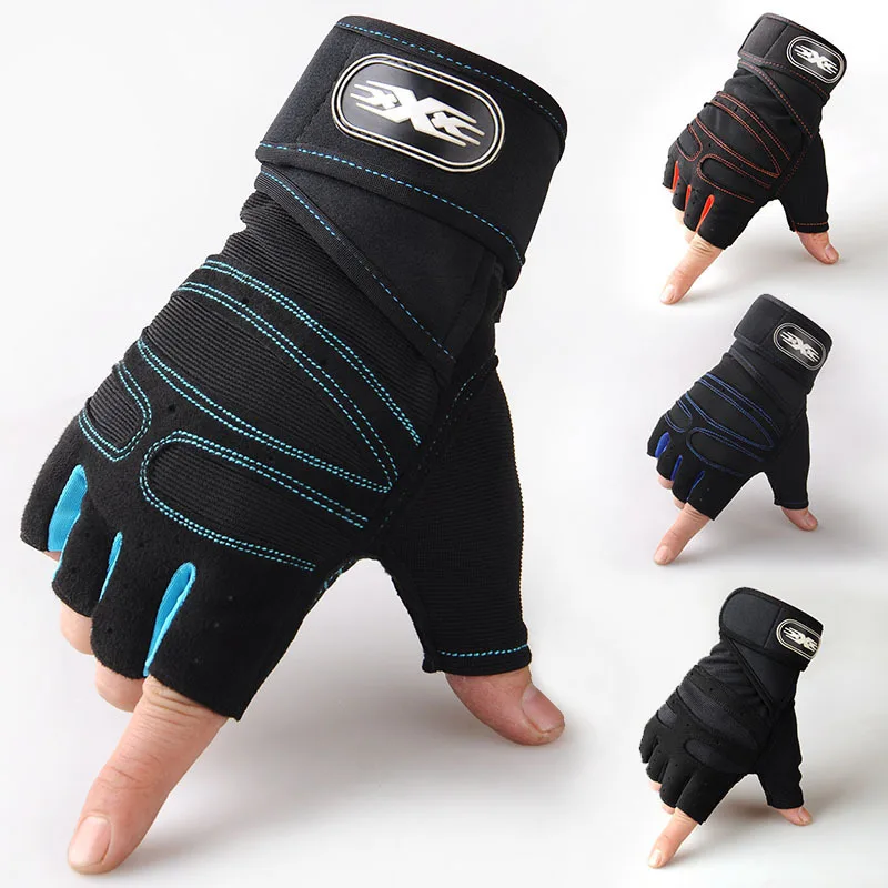Customized Logo Weightlifting Gloves For Gym Men Women Available Workout Fitness weight lifting Gym Gloves