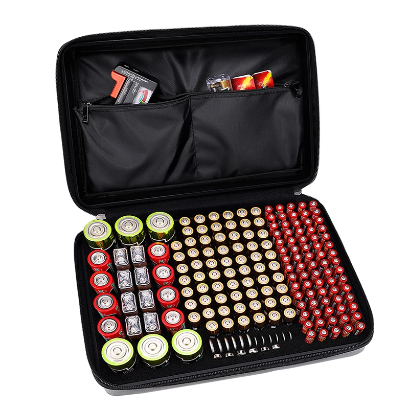 Fireproof waterproof Shockproof Explosionproof Lipo Battery Safe Storage Bag Holds 182 Battery Organizer Protect Box