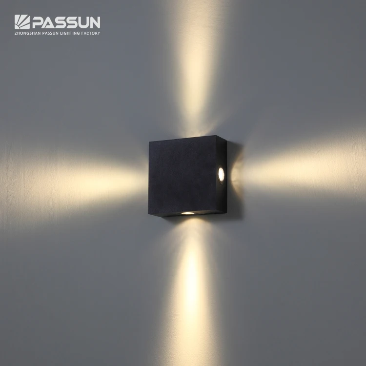 Открытый IP65 6 Вт блеск вверх светодио дный вниз светодиодный настенный светильник