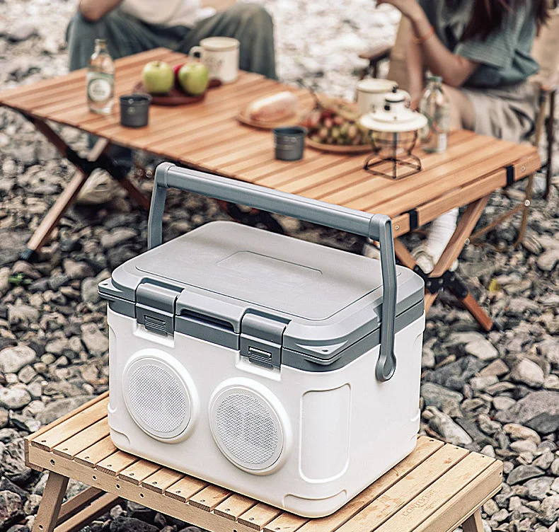 Glaciere nourriture 21-литровый большой холодильник для льда жесткий кулер с Bluetooth-динамиком