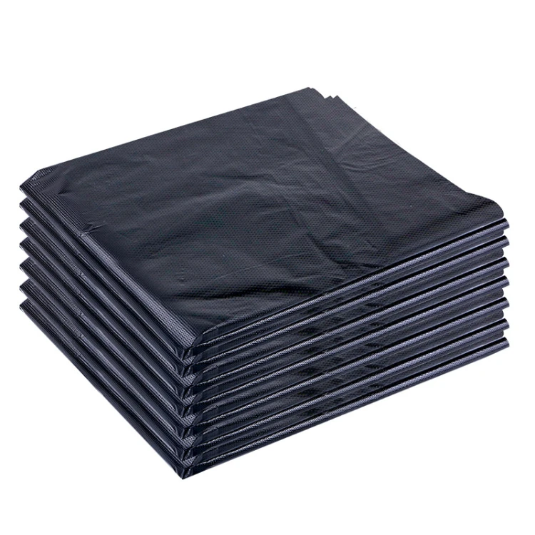 Manufacturers sell disposable 90*110CM large black plastic multi-purpose thickening heavy duty garbage bags