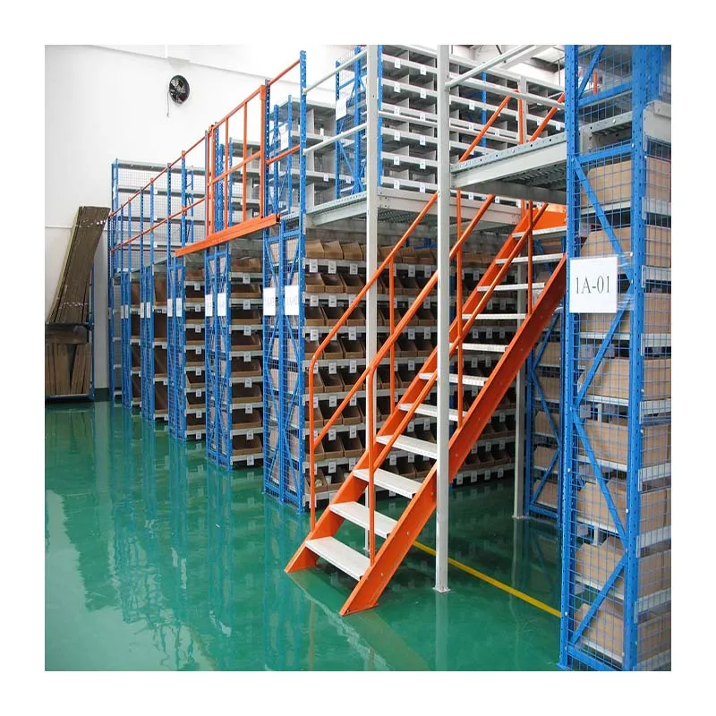 Mracking Maximize the utilization of warehouse space attic shelves one floor second floor storage platform for goods