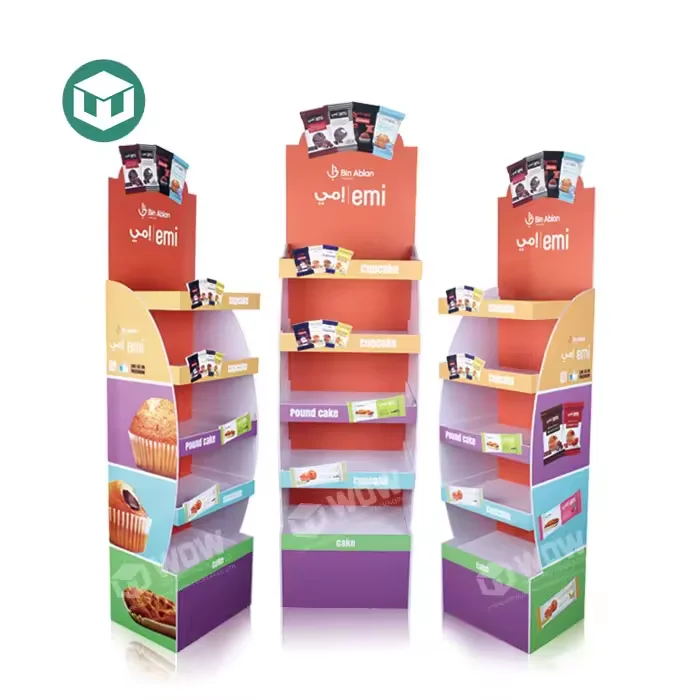 Supermarket Retail Display Racks Pvc Foam Board Display Stand Floor Standing Display
