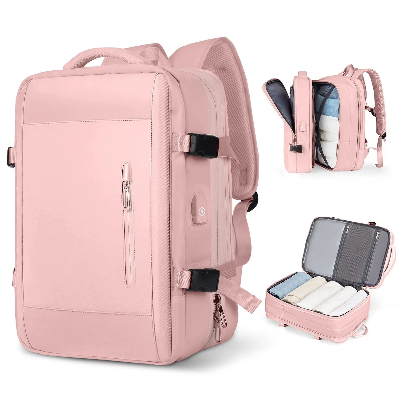Business Computer Backpacks For College Students Expandable Travel Backpack With Large Capacity Backpack For Travel